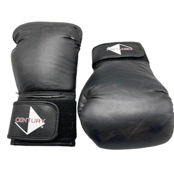 Century boxing gloves black look & loop closer length 12" READ - Picture 1 of 9